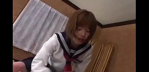  Japanese schoolgirl beating and pegging classmate